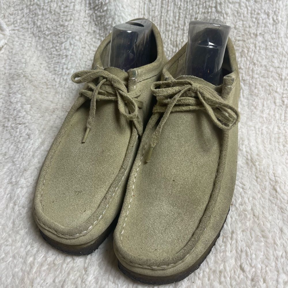Clarks Originals Chukka Men's Casual Suede Khaki Shoes SZ11